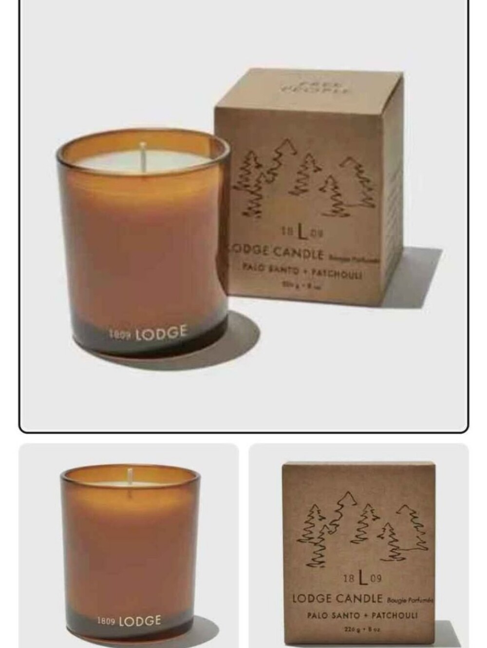 Free people 1809 Lodge candle New In box
